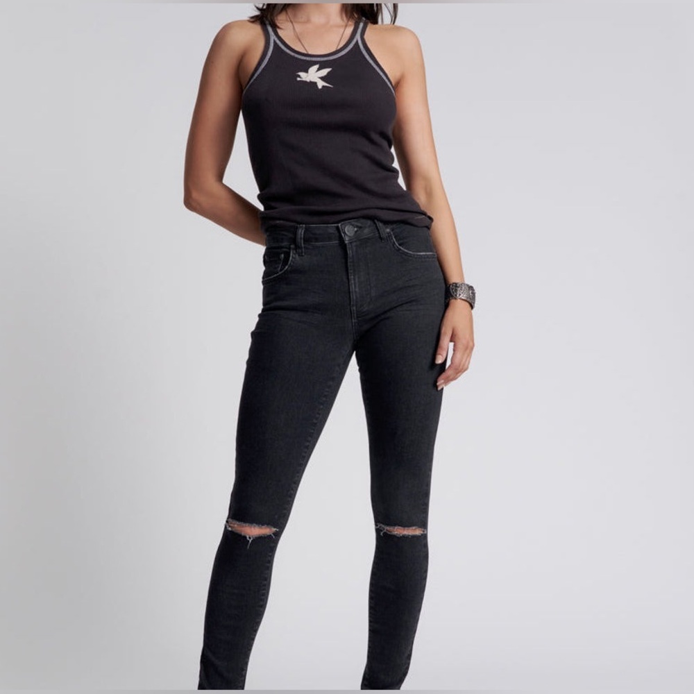 One Teaspoon High Waist Freebird II Stretchy denim jeans